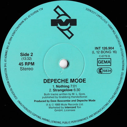 Depeche Mode : Remixes Of Everything Counts, Nothing And Strangelove (12", Maxi, Ltd)