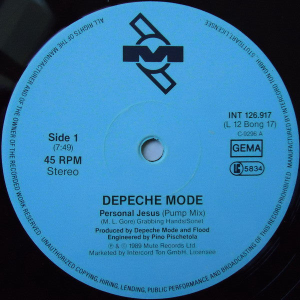 Depeche Mode : Personal Jesus (12", Maxi)