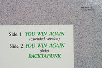 Bee Gees : You Win Again (12", Single)