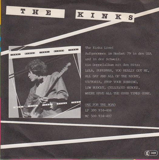 The Kinks : 'Till The End Of The Day (Live '79) (7", Single)