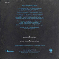 Dire Straits : Private Investigations (7", EP)