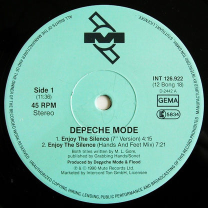 Depeche Mode : Enjoy The Silence (12", Maxi)