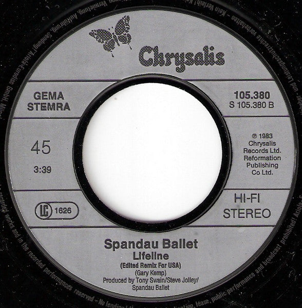 Spandau Ballet : True (7", Single)