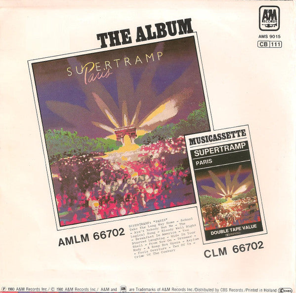 Supertramp : Dreamer (7", Single)