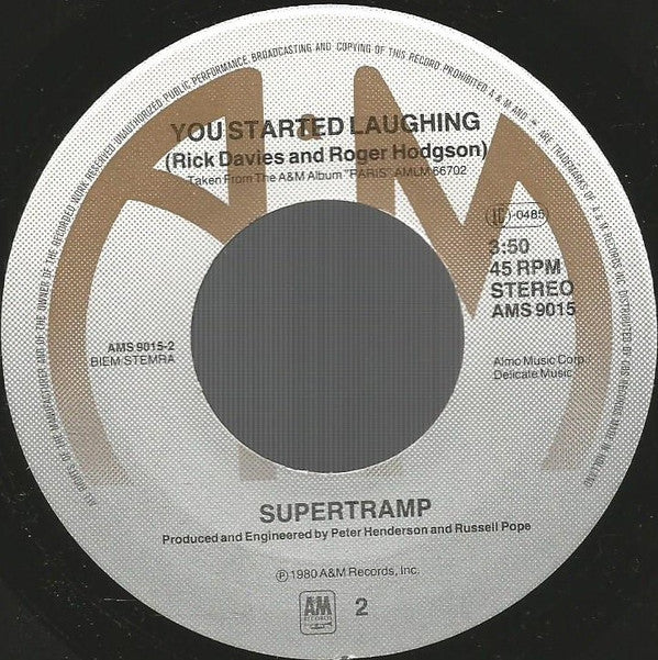 Supertramp : Dreamer (7", Single)