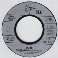 UB40 with Chrissie Hynde : Breakfast In Bed (7", Single)