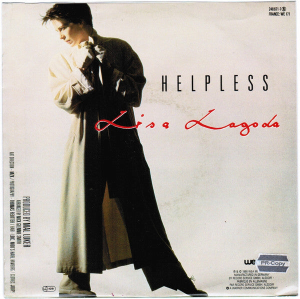 Lisa Lagoda : Helpless (7", Single)
