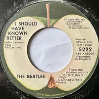 The Beatles : A Hard Day's Night (7", Single, RE, Los)