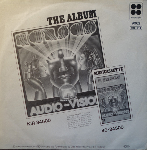 Kansas (2) : Hold On (7", Single)