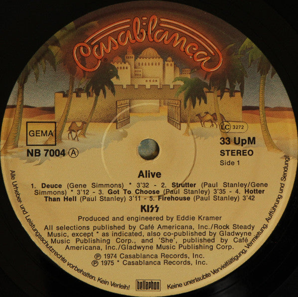 Kiss : Alive! (2xLP, RE, Gat)
