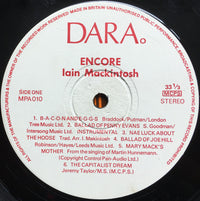 Iain MacKintosh : Encore (LP, Album)