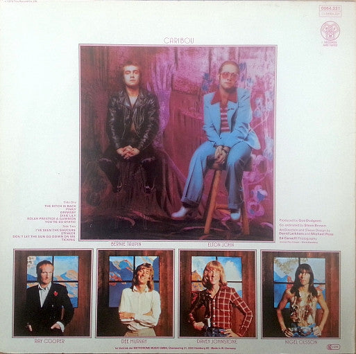 Elton John : Caribou (LP, Album, RE)