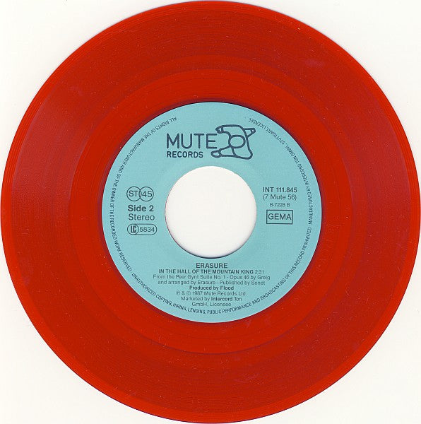 Erasure : It Doesn't Have To Be (7", Single, Red)