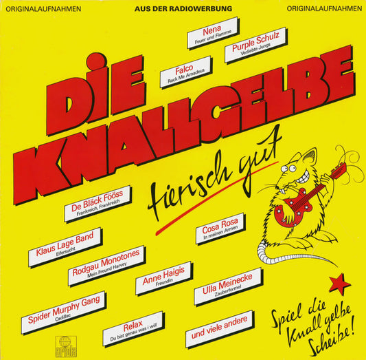 Various : Die Knallgelbe (Tierisch Gut) (LP, Comp, Club, Yel)