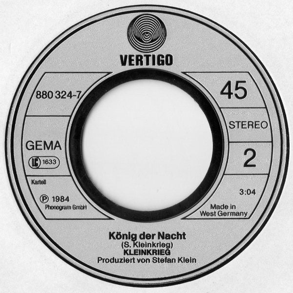 Kleinkrieg* : Seemann (7", Single)