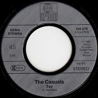 The Casuals : Jezamine / Toy (7", Single)