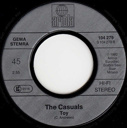 The Casuals : Jezamine / Toy (7", Single)
