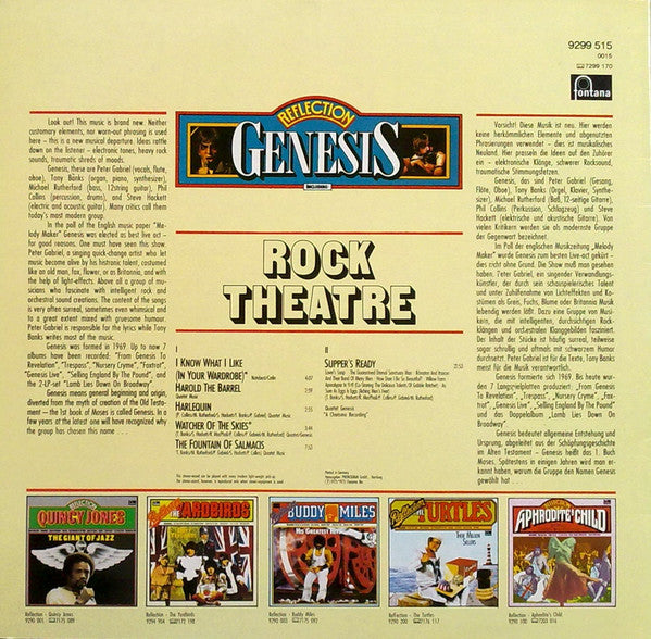 Genesis : Rock Theatre (LP, Comp, RP)