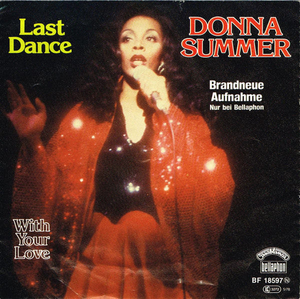 Donna Summer : Last Dance (7", Single)