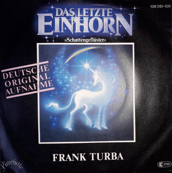 Frank Turba : Das Letzte Einhorn (7", Single)