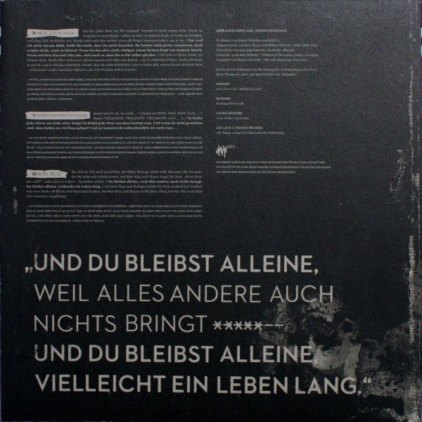 Love A : Irgendwie (LP, Album, RP, 180)