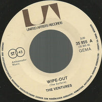 The Ventures : Walk, Don't Run / Wipe-Out (7", Single)