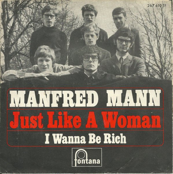 Manfred Mann : Just Like A Woman (7", Single, Mono)