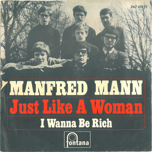 Manfred Mann : Just Like A Woman (7", Single, Mono)