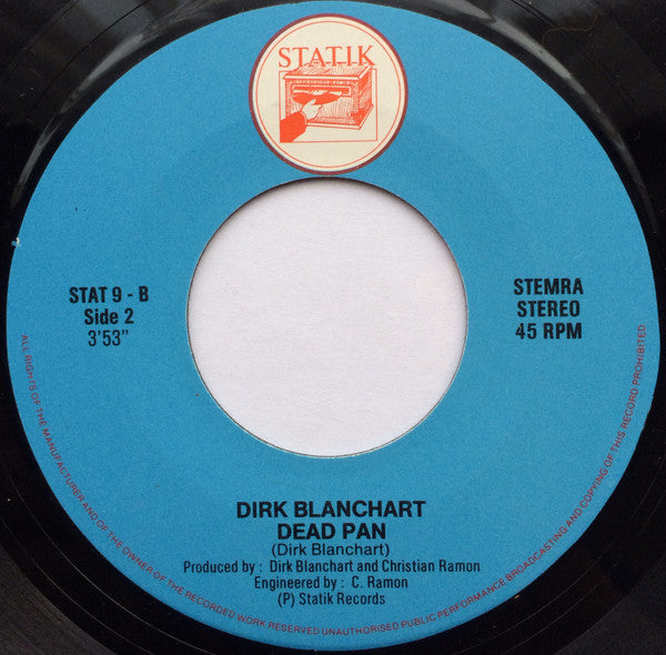 Dirk Blanchart : I Don't Mind (If The Sputnik Lands) (7", Single)