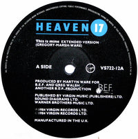 Heaven 17 : This Is Mine (Extended Version) (12", Single, Ltd, Fol)