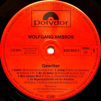 W. Ambros*, № 1* : Gewitter (LP, Album)