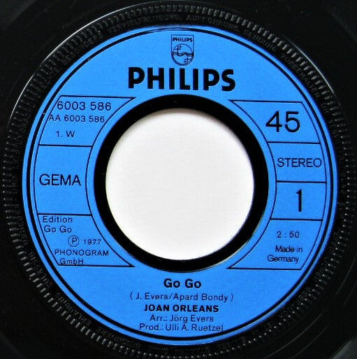 Joan Orleans : Go Go (7", Single)