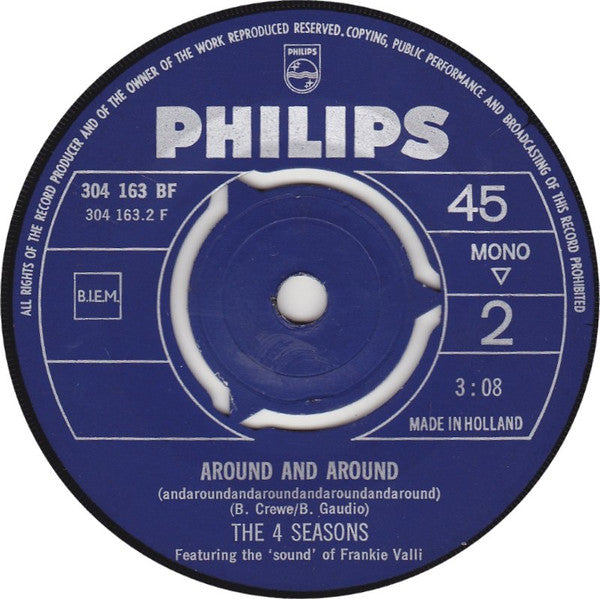 The 4 Seasons* : Will You Love Me Tomorrow (7", Single, Mono)