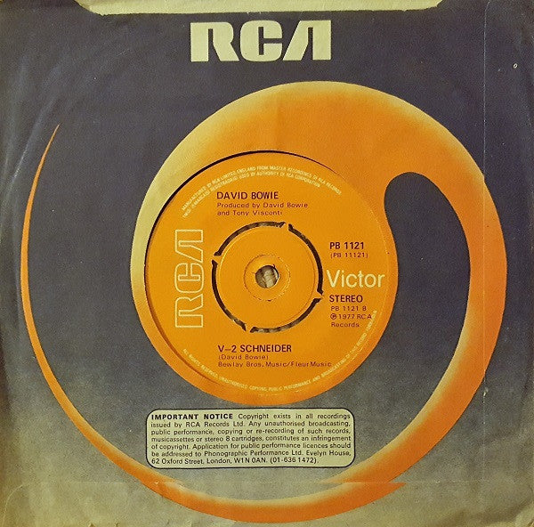 David Bowie : Heroes (7", Single)