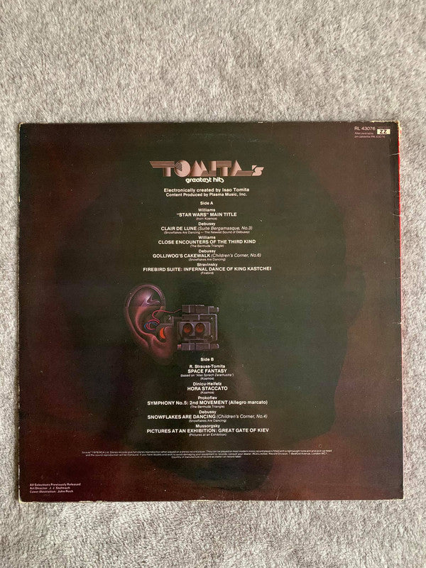Tomita : Tomita's Greatest Hits (LP, Comp)