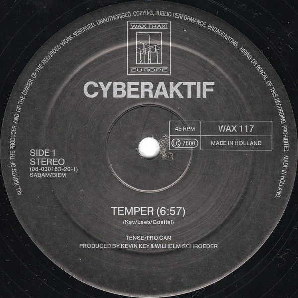 Cyberaktif : Temper (12")