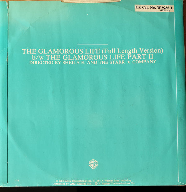 Sheila E. : The Glamorous Life (12", Single)