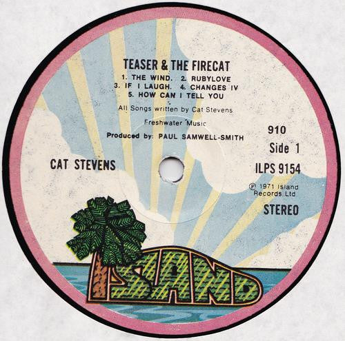 Cat Stevens : Teaser And The Firecat (LP, Album, Gat)