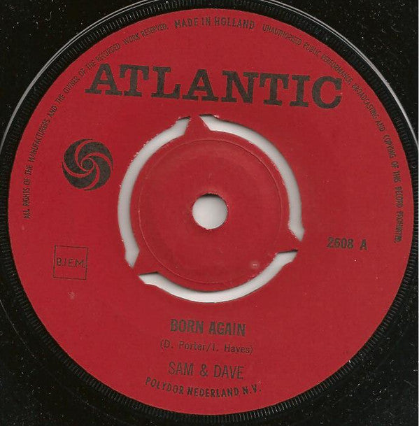 Sam & Dave : Born Again (7", Single)