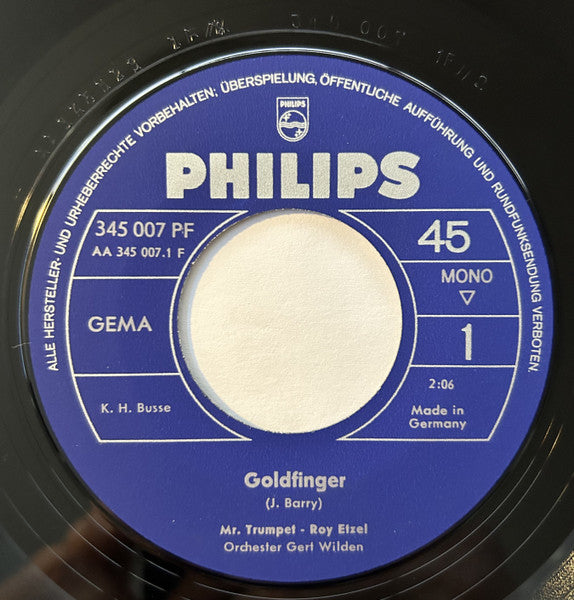 Roy Etzel : Goldfinger / Hotel Der Toten Gäste (7", Single)
