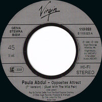 Paula Abdul : Opposites Attract (7", Single)