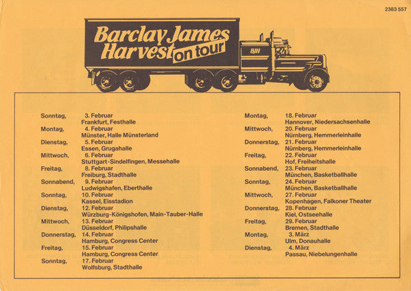 Barclay James Harvest : Eyes Of The Universe (LP, Album)