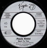 Paula Abdul : Forever Your Girl (7", Single)
