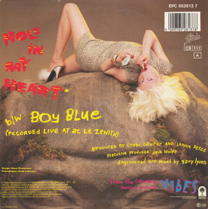 Cyndi Lauper : Hole In My Heart (All The Way To China) (7", Single)