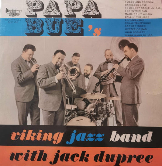 Papa Bue's Viking Jazz Band And Champion Jack Dupree : Papa Bue's Viking Jazzband And Jack Dupree (LP, Album)