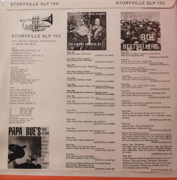 Papa Bue's Viking Jazz Band And Champion Jack Dupree : Papa Bue's Viking Jazzband And Jack Dupree (LP, Album)