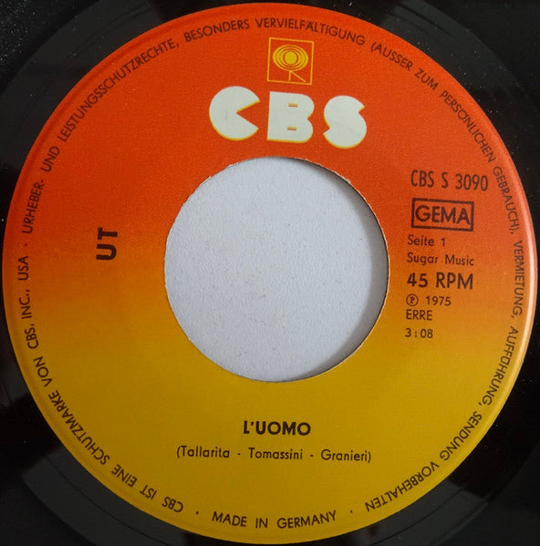 UT (2) : L'Uomo  (7", Single)
