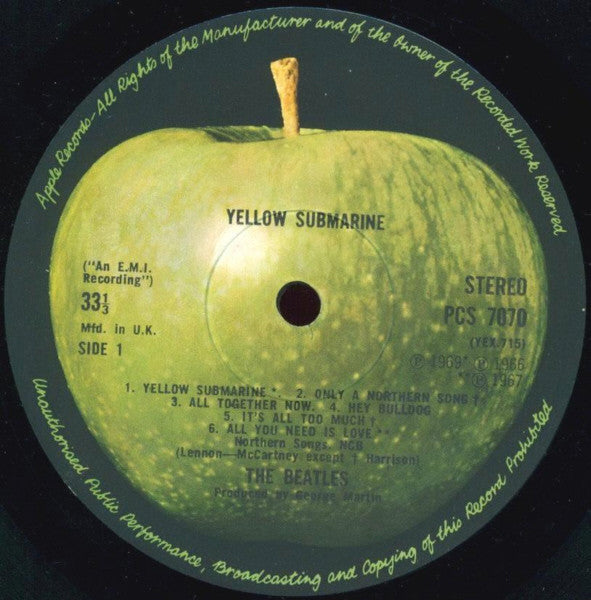 The Beatles : Yellow Submarine (LP, Album, RE)