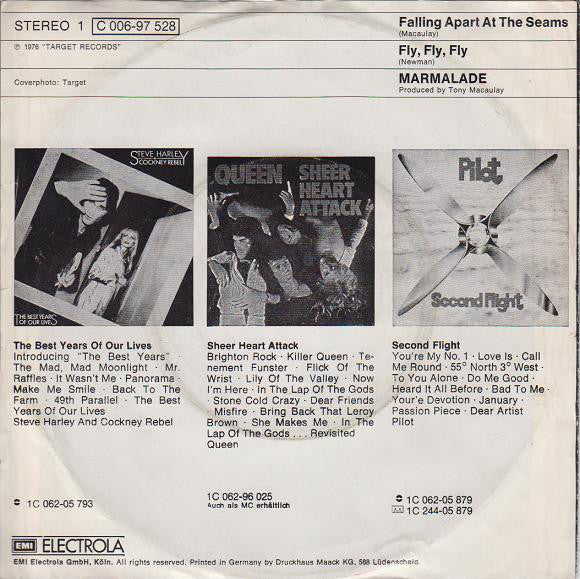 Marmalade* : Falling Apart At The Seams (7")
