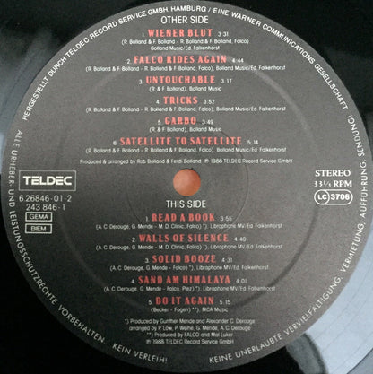 Falco : Wiener Blut (LP, Album)